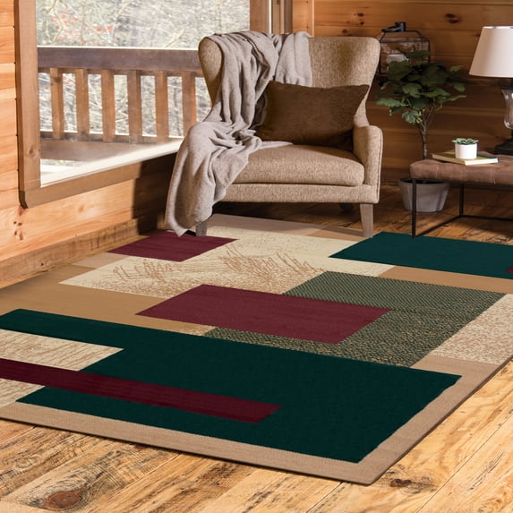 United Weavers Brunswick Tallulah Contemporary Geometric Accent Rug, Berber, 1'10" x 3'