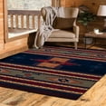 thumbnail image 1 of United Weavers Brunswick Tamara Southwestern Runner Rug, Navy, 1'11" x 7'4", 1 of 2