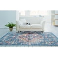 thumbnail image 1 of United Weavers Caledonia Bethel Farmhouse Medallion Accent Rug, Midnight Blue, 1'10" x 3', 1 of 5