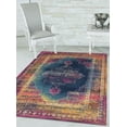thumbnail image 1 of United Weavers Caledonia Cosimia Farmhouse Medallion Area Rug, Blue, 12'6" x 15', 1 of 4