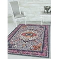 thumbnail image 1 of United Weavers Caledonia Sia Farmhouse Medallion Area Rug, Magenta, 5'3" x 7'2", 1 of 5