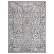 United Weavers Cascades Area Rug 2601 10272 Shasta Grey Leaves Petals 1' 11" x 3' Rectangle