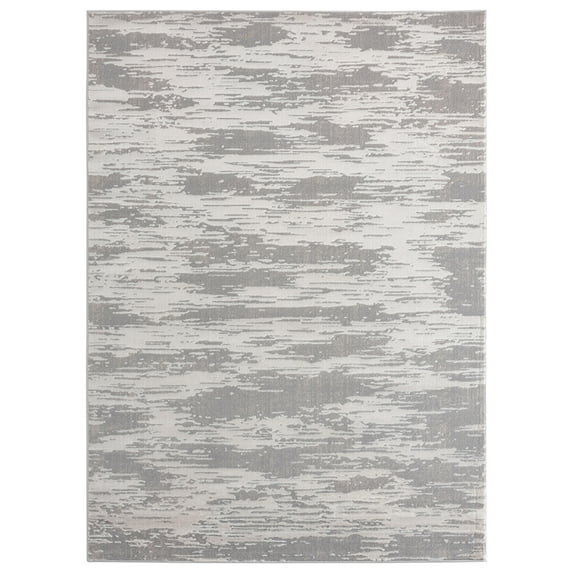 United Weavers Cascades Area Rug 2601 10971 Salish Silver Shaded Faded 1' 11" x 3' Rectangle