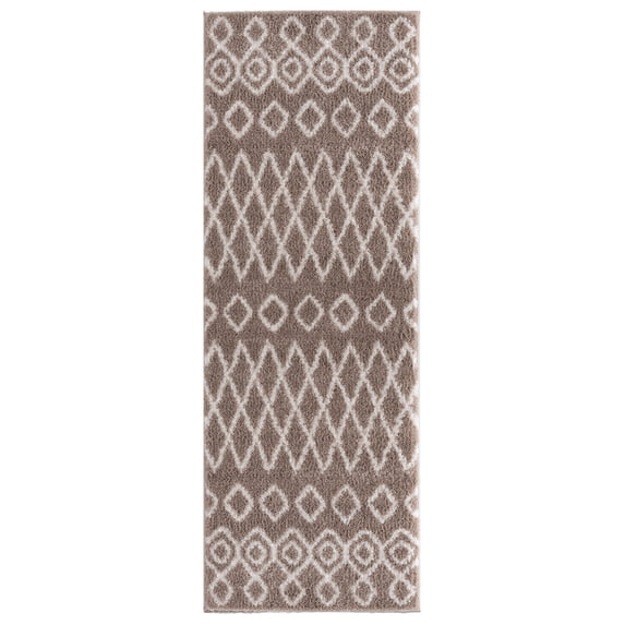 United Weavers Celestial Azazel Modern Geometric Runner Rug, Beige, 2'7" x 7'2"