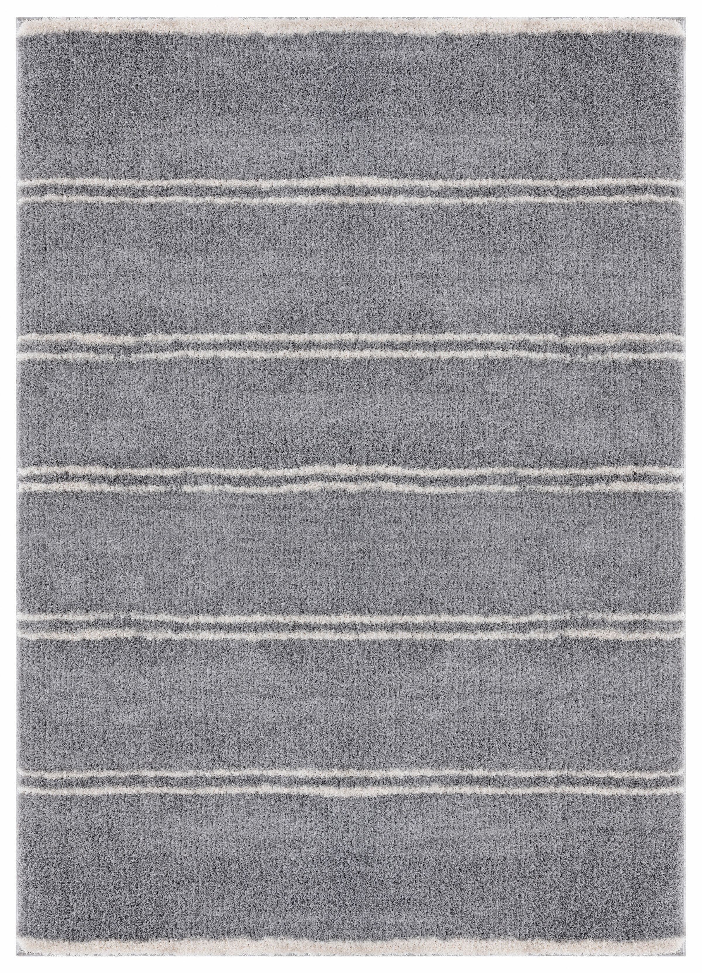 United Weavers Celestial Gadreel Contemporary Stripe Area Rug, Grey, 5'3" x 7'2"