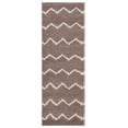 thumbnail image 1 of United Weavers Celestial Poyel Contemporary Stripe Runner Rug, Beige, 2'7" x 7'2", 1 of 6