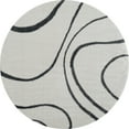 thumbnail image 1 of United Weavers Celestial Raziel Contemporary Abstract Round Area Rug, Smoke, 7'10" x 7'10", 1 of 6