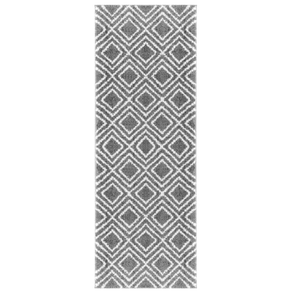 United Weavers Celestial Sarath Modern Geometric Runner Rug, Grey, 2'7" x 7'2"