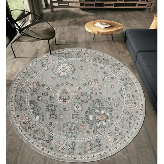 United Weavers Century Linx Blue/Grey Area Rug 7'10" x 10'6"