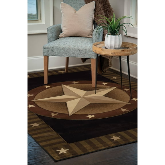 United Weavers Charlize Ackley Southwestern Onyx Woven Polypropylene Area Rug or Runner