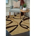 thumbnail image 1 of United Weavers Charlize Avery Geometric Chocolate Woven Polypropylene Area Rug or Runner, 1 of 2