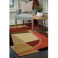 thumbnail image 1 of United Weavers Charlize Xander Geometric Green Woven Polypropylene Area Rug or Runner, 1 of 2