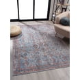 thumbnail image 1 of United Weavers Charm Angelic Transitional Medallion Area Rug, Blue, 10'6" x 13'2", 1 of 6