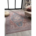 thumbnail image 1 of United Weavers Charm Venture Transitional Medallion Area Rug, Blue, 10'6" x 13'2", 1 of 6