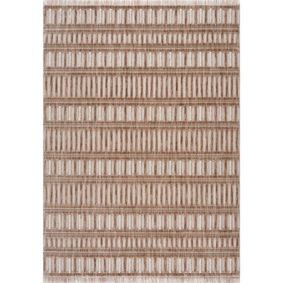 United Weavers Chelsea Yeager Brown Area Rug 5'3" x 7'2"