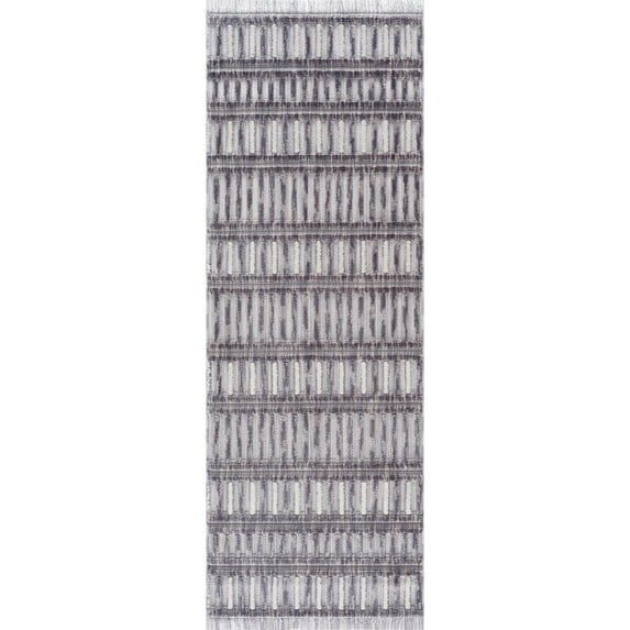 United Weavers Chelsea Yeager Smoke Runner Rug 2'7" x 7'2"