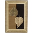 thumbnail image 1 of United Weavers Contours Area Rug 510-21851 Basil Chocolate Leaves Border 2' 7" x 4' 2" Rectangle, 1 of 1