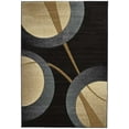 thumbnail image 1 of United Weavers Contours Area Rug 510-22066 Zaga Smoke Blue Geometric Semi Circles, 1 of 1
