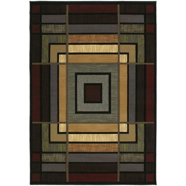 United Weavers Contours Area Rug 510-26776 Austin Onyx Texas Stars 7 ...