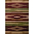 thumbnail image 1 of United Weavers Contours Area Rug 510-28634 Native Chic Burgundy 1' 10" x  2' 8" Rectangle, 1 of 2