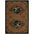 thumbnail image 1 of United Weavers Contours Lodge Area Rugs - 514-24629 Southwestern Lodge Terracotta Hunting Border Lodge Deer Rug, 1 of 1