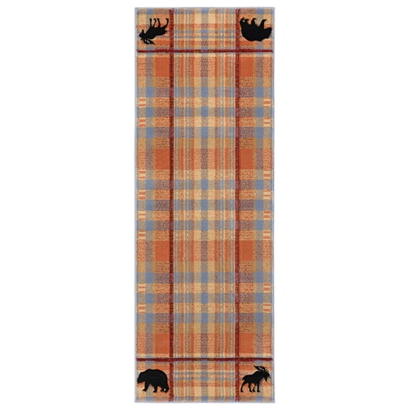 United Weavers Cottage Area Rug 2055 40075 Nomad Multi Stripes Banded 2' 7" x  7' 4" Rectangle