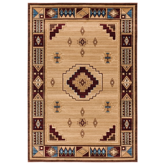 United Weavers Cottage Pelican Park Beige Area Rug 7'10" x 10'6"