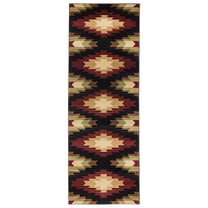 United Weavers Cottage Area Rug 2055 41175 Multi Angled Jagged 2' 7" x 7' 4" Rectangle