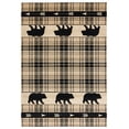 thumbnail image 1 of United Weavers Cottage Area Rug 2055 41426 Tartan Bear Beige Plaid Bears 5' 3" x 7' 6" Rectangle, 1 of 2