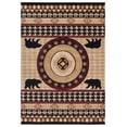 thumbnail image 1 of United Weavers Cottage Area Rug 2055 41626 Haven Beige Rings Bears 2' 7" x  4' 2" Rectangle, 1 of 2