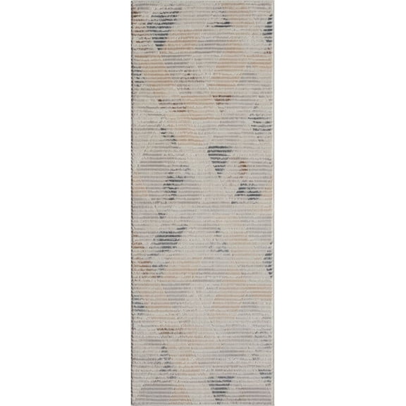 United Weavers Crockett Area Rug 2625 60194 Oasis Beige, 2'7" x 7'2",Beige