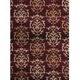 thumbnail image 1 of United Weavers Dallas Area Rug 851-10734 Countess Burgundy Stripes Vines 2' 3" x 7' 2" Rectangle, 1 of 4