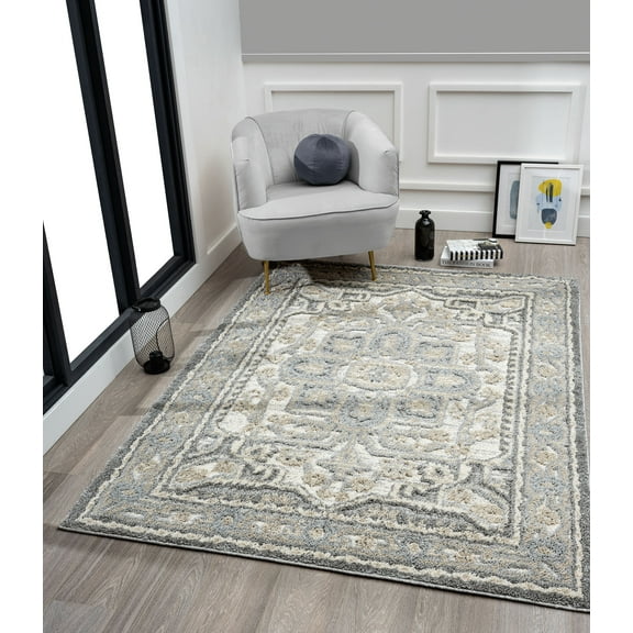 United Weavers Decorah Meredith Oriental Border Accent Rug, Beige, 1'10" x 3'