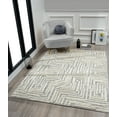 thumbnail image 1 of United Weavers Decorah Mystic Modern Abstract Area Rug, Beige , 12'6" x 15', 1 of 6