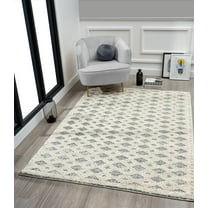 United Weavers Decorah Stowe Modern Geometric Accent Rug, Cream, 1'10" x 3'