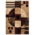 thumbnail image 1 of United Weavers Drachma Attica Modern Abstract Area Rug, Burgundy, 5'3" x 7'6", 1 of 6
