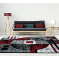 thumbnail image 1 of United Weavers Drachma Attica Modern Abstract Area Rug, Red, 7'10" x 7'10", 1 of 5