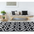 thumbnail image 1 of United Weavers Drachma Benachi Modern Geometric Area Rug, Black, 7'10" x 10'6", 1 of 5