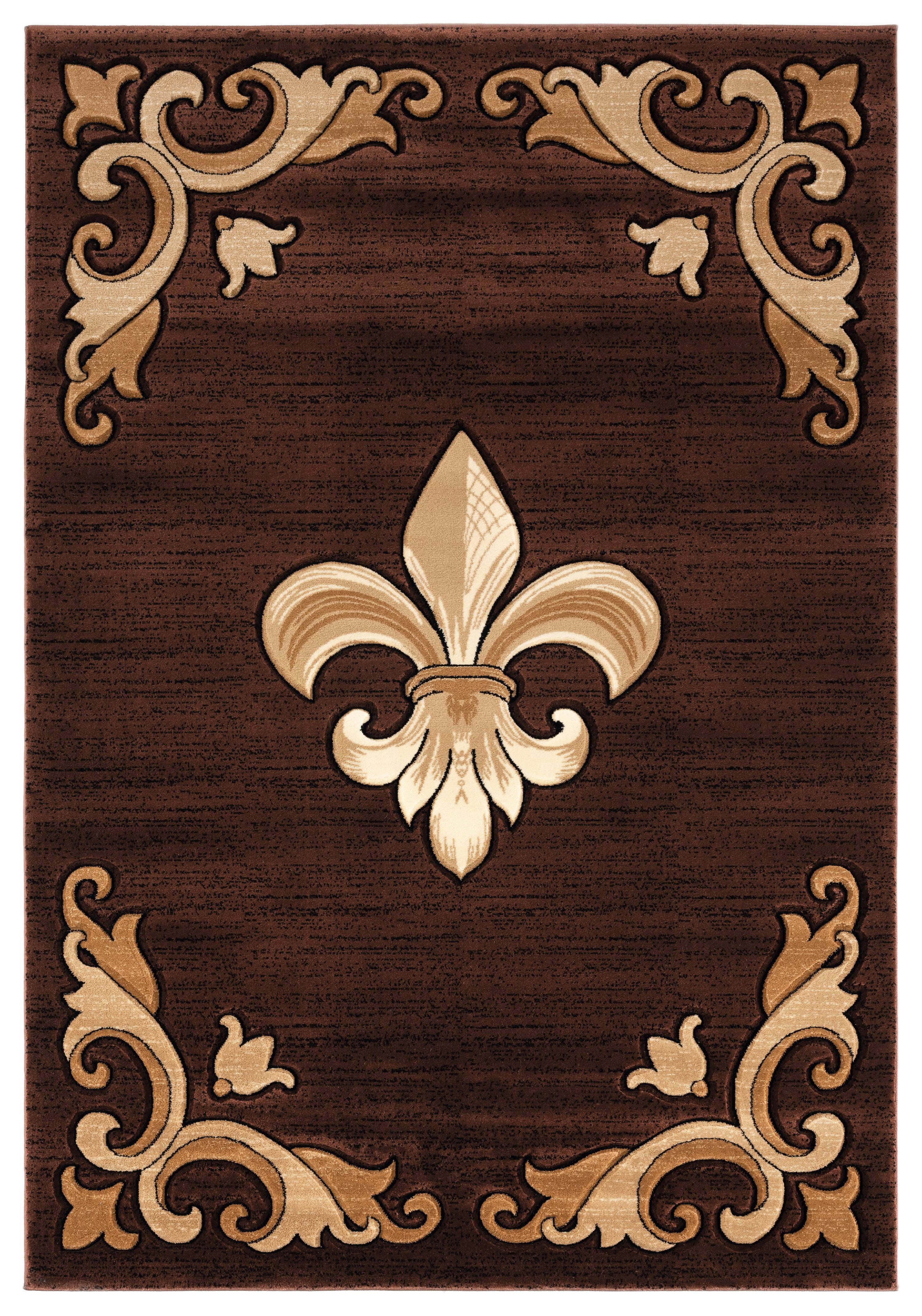 United Weavers Drachma Diana Traditional Medallion Accent Rug, Brown, 1'10" x 2'8"