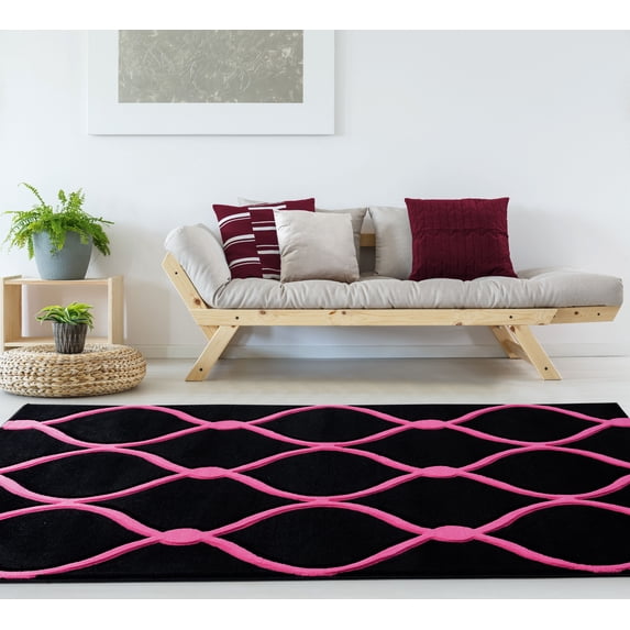 United Weavers Drachma Freya Modern Trellis Accent Rug, Pink, 2'7" x 4'2"