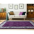 thumbnail image 1 of United Weavers Drachma Kengsley Transitional Border Runner Rug, Plum, 2'7" x 7'4", 1 of 5