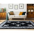 thumbnail image 1 of United Weavers Drachma Lafitte Transitional Border Accent Rug, Black, 2'7" x 4'2", 1 of 5