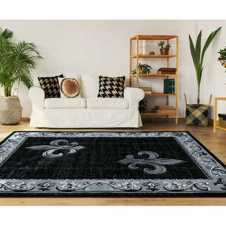 United Weavers Drachma Peleus Transitional Border Accent Rug, Grey, 2'7" x 4'2"