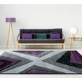 thumbnail image 1 of United Weavers Drachma Rimini Modern Abstract Accent Rug, Plum, 1'10" x 2'8", 1 of 5