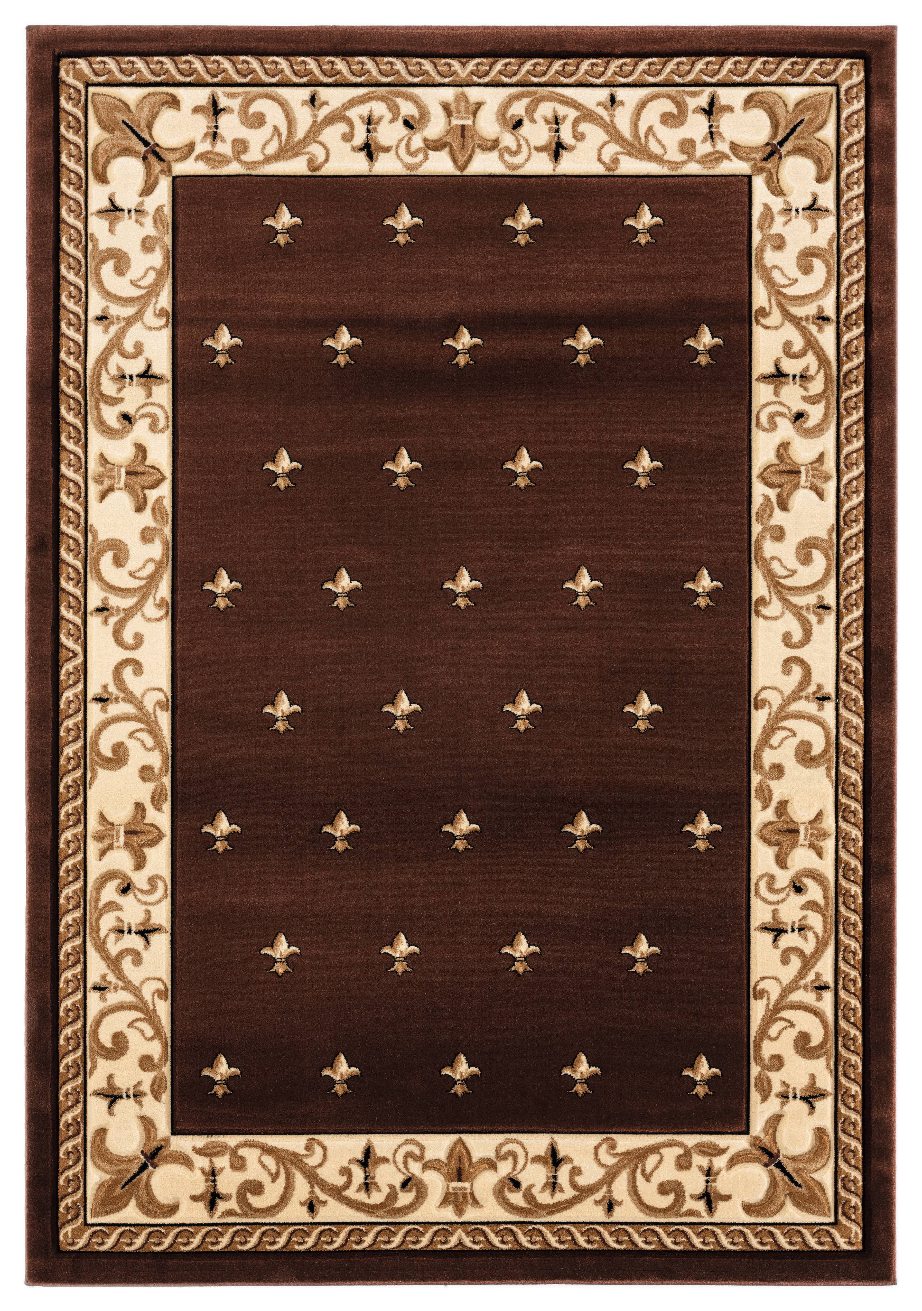 United Weavers Drachma Vesta Transitional Border Accent Rug, Brown, 2'7" x 4'2"