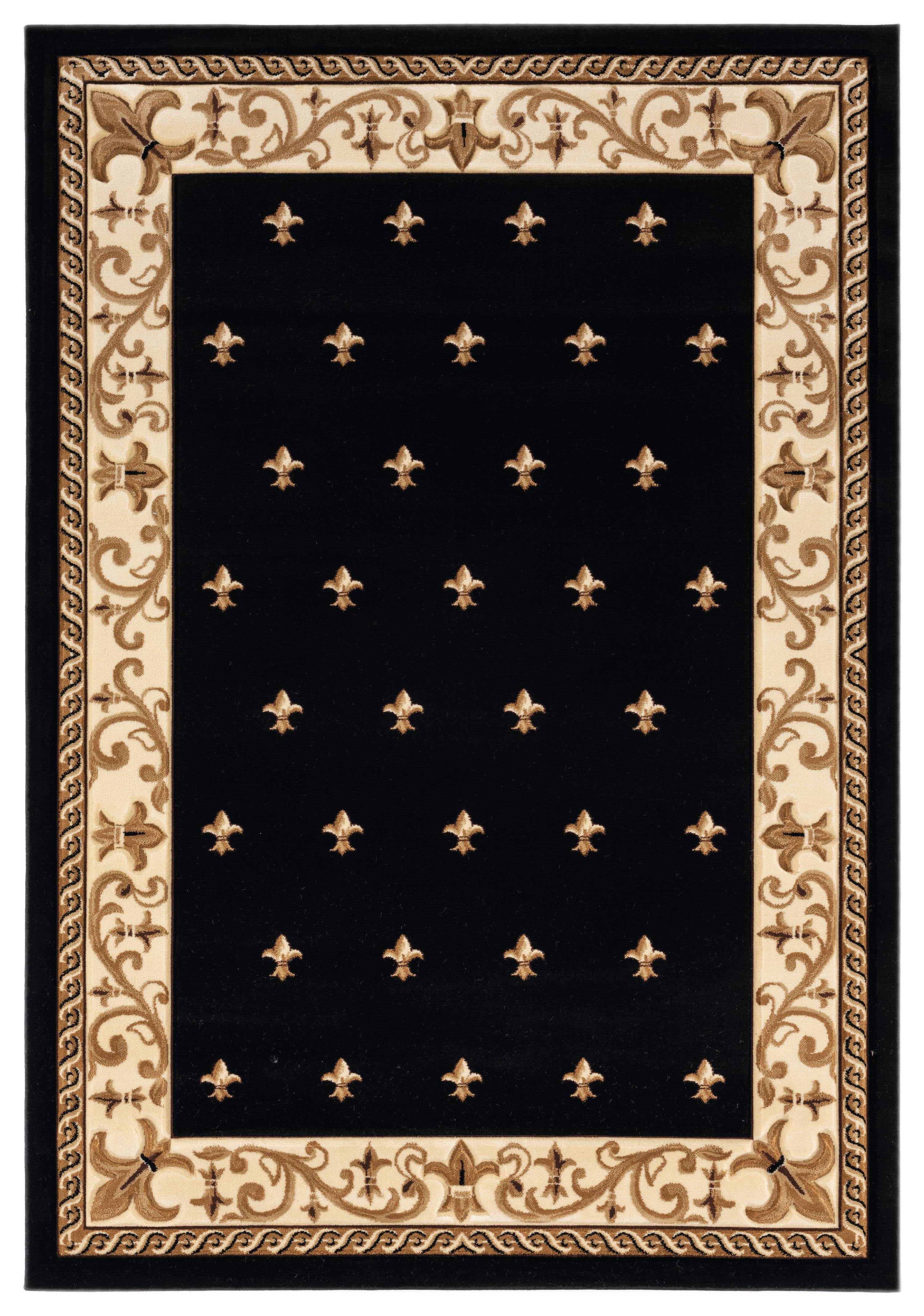 United Weavers Drachma Vesta Transitional Border Area Rug, Black, 7'10" x 10'6"