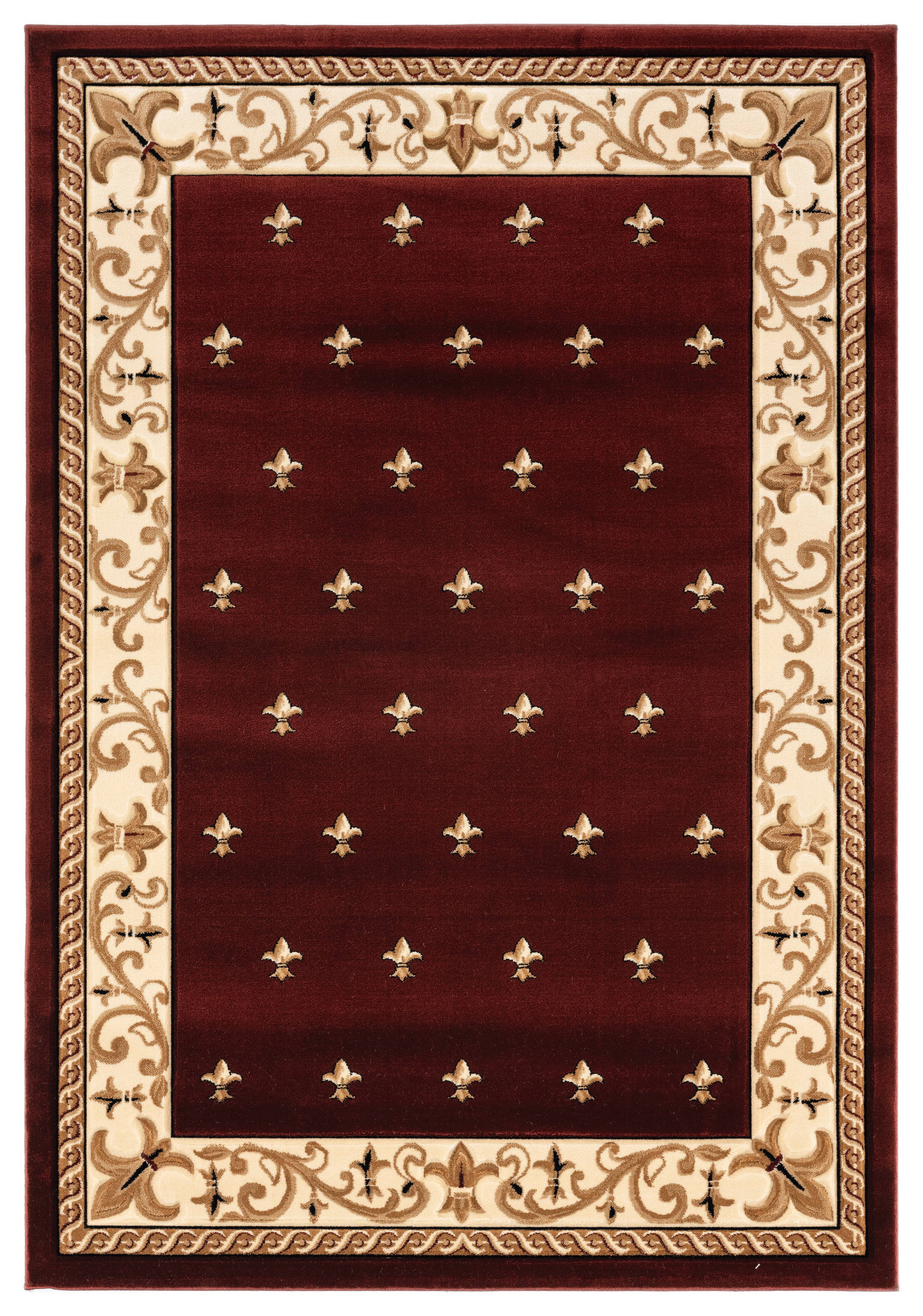 United Weavers Drachma Vesta Transitional Border Area Rug, Burgundy, 7'10" x 10'6"