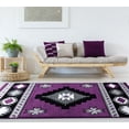 thumbnail image 1 of United Weavers Drachma Volos Southwestern Geometric Accent Rug, Plum, 2'7" x 4'2", 1 of 5