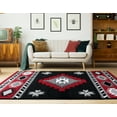 thumbnail image 1 of United Weavers Drachma Volos Southwestern Geometric Area Rug, Red, 5'3" x 7'6", 1 of 5