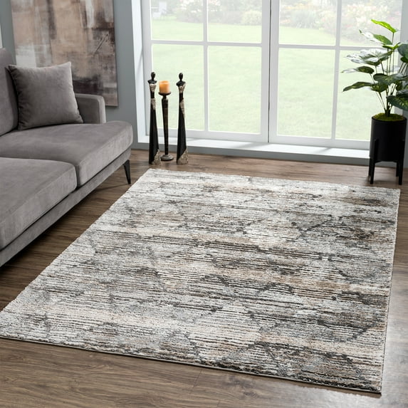 United Weavers Edinson Ines Contemporary Geometric Runner Rug, Multi, 2'7" x 7'2"